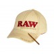 RAW®  BASEBALL CAP CREME-POKER