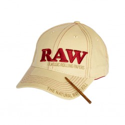 RAW®  BASEBALL CAP CREME-POKER