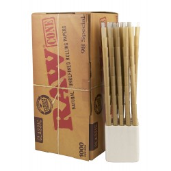 RAW® PRE-ROLLED CONE KING SIZE 1000 PCS.