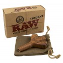 RAW® TRIDENT WOODEN CIGARETTE HOLDER