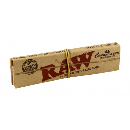 RAW® CONNOISSEUR KING SIZE SLIM (w tips)